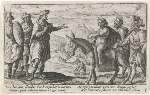 Bacchus Honors the Wish of King Midas