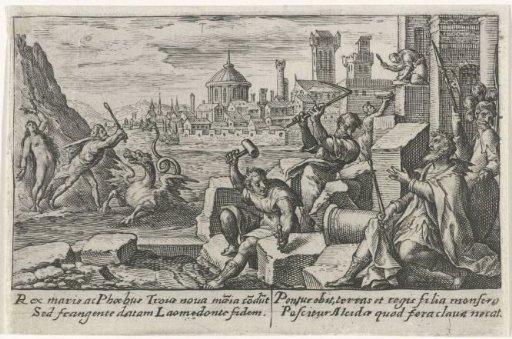 Apollo and Neptune Build the Walls of Troy