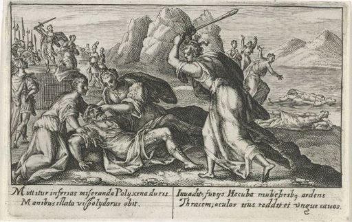 Hecuba Scratches Out the Eyes of Polymestor