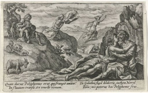 Galatea Beloved by Polyphemus and Acis