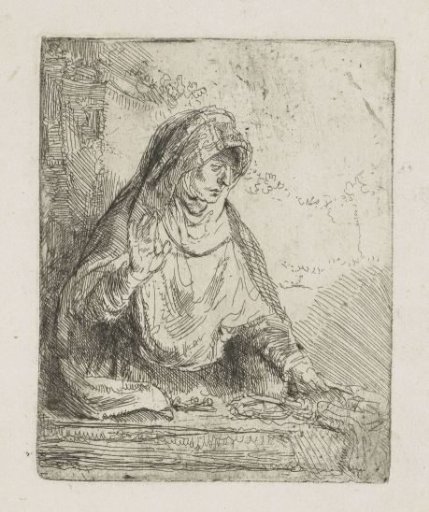 The Virgin Mary with the Instruments of the Passion