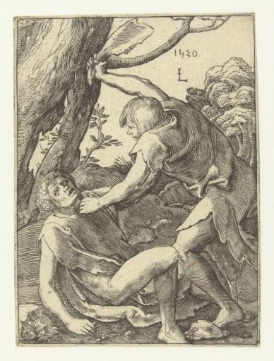 Cain slays Abel