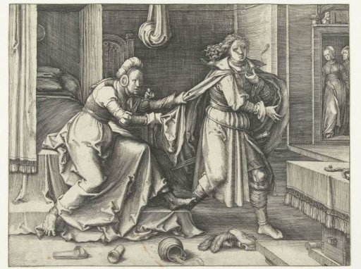 Joseph Flees From The Wife Of Potiphar