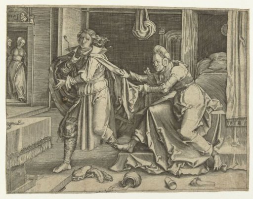 Joseph Flees From The Wife Of Potiphar