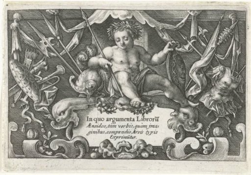 Putto Surrounded by Weapons