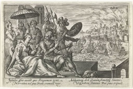 Aeneas Tells Dido of the Fall of Troy