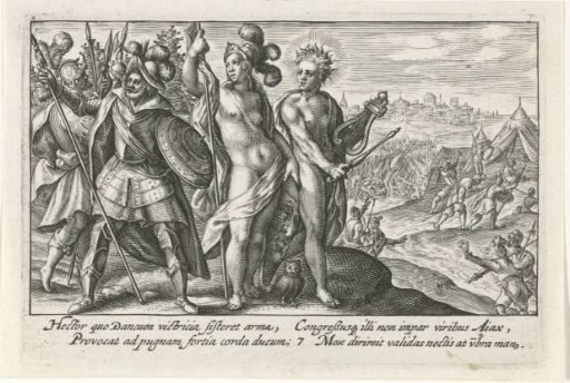 Minerva and Apollo Incite Hector to Fight