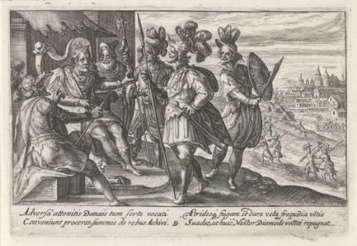 Agamemnon Advises the Greeks