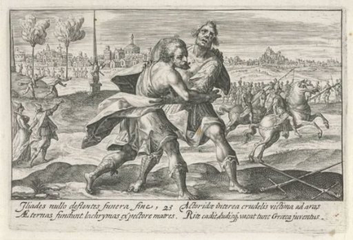 Battle Between Ajax and Odysseus