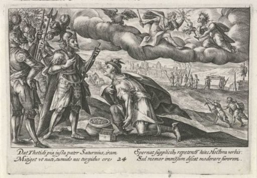 Mercury Beseeches Achilles for the Body of Hector