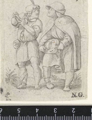 Beggars making music