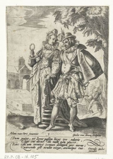 Walking couple