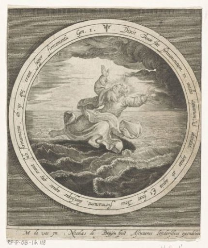 The Second Day of Creation: God Separates the Waters into Heaven and Sea