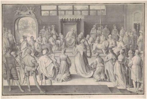 Solomon Receives the Queen of Sheba
