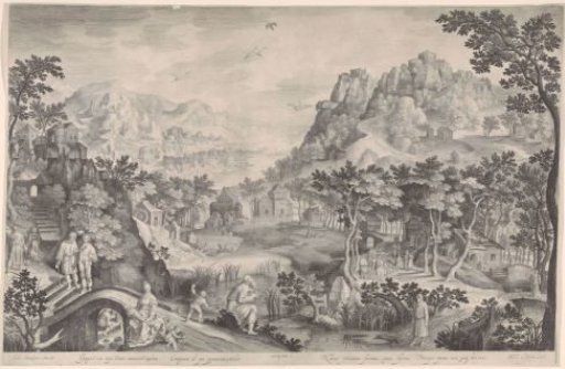 Hosea and the Adulterous Woman in a Landscape