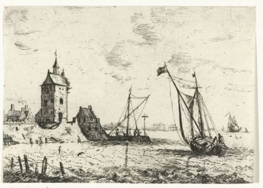 Harbour View with a Lookout Tower