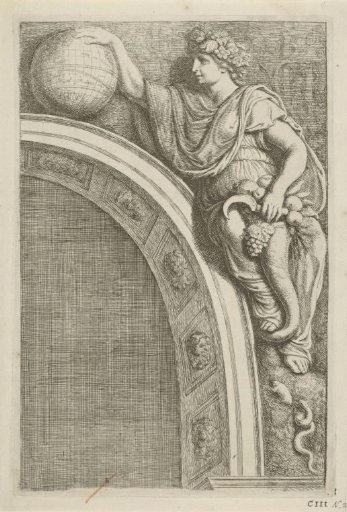 Relief with Personification of the Element Earth Above the Arch on the West Side of the Burgerzaal in the Town Hall on the Dam