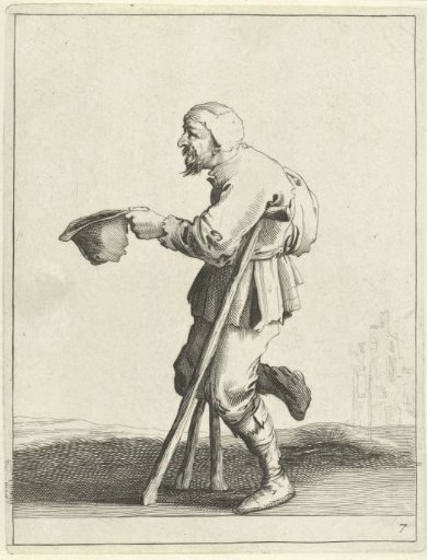 Beggar on Crutches