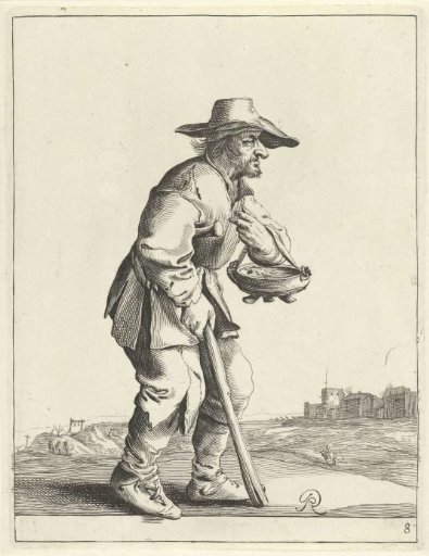 Beggar with a Pot of Smoldering Coals