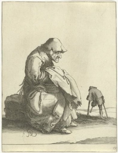 Elderly Female Beggar