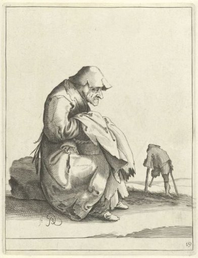 Elderly Female Beggar