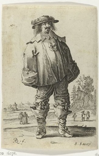 Man in fashionable clothing