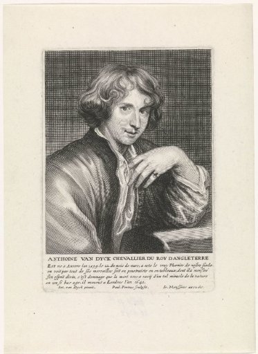 Portrait of the painter Anthony van Dyck