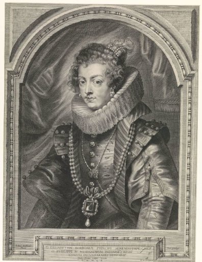 Portrait of Elisabeth of Bourbon, Queen of Spain
