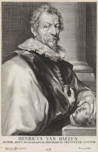 Portrait of the painter Hendrik van Balen (I)
