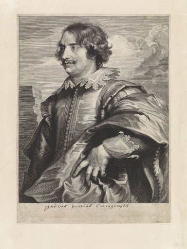 Portrait of the engraver Paulus Pontius