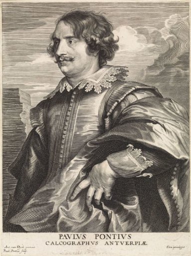 Portrait of the engraver Paulus Pontius