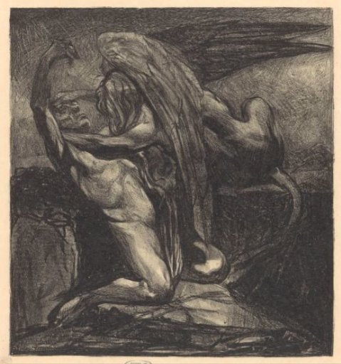 Sphinx with a Lifeless Man