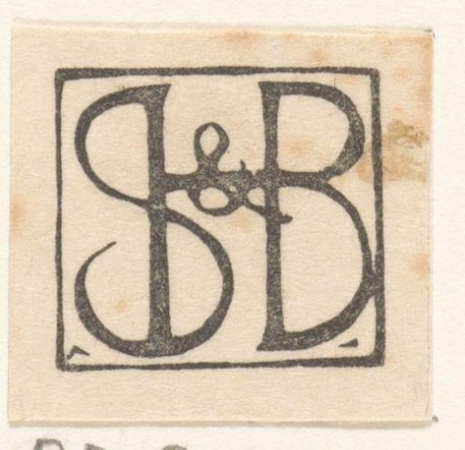 Bookplate for S. & B. H.