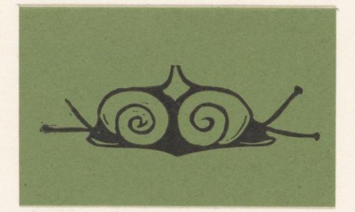 Vignette with two snails
