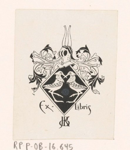 Ex libris for Jeltje de Bosch Kemper