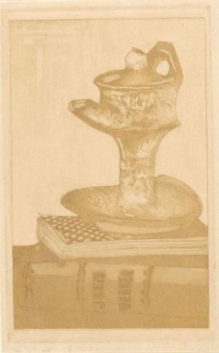 Still Life with Pitcher and Books