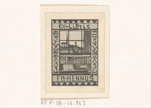Ex libris of Michiel Frederik Hennus