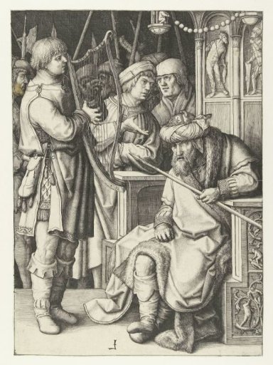 David Plays The Harp For Saul