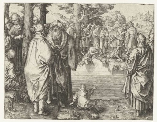 The Baptism Of Christ In The Jordan