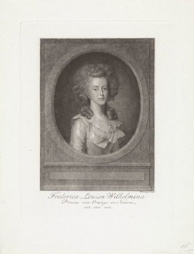 Portrait of Frederica Louisa Wilhelmina, Princess of Orange-Nassau
