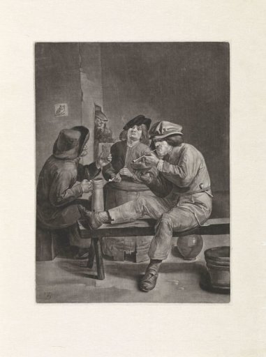 Smoking and drinking men