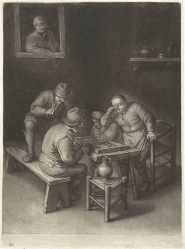 Inn with Tric-trac Players