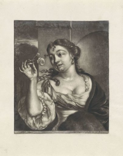 Woman with a Rose