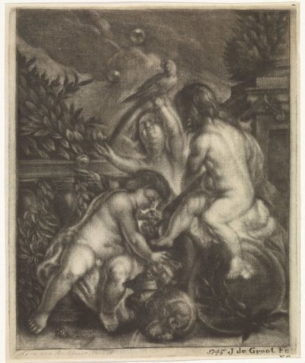 Allegory on transience (Vanitas)