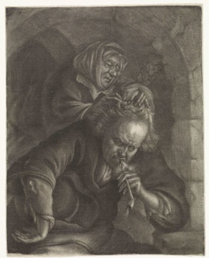 Woman listening to a man