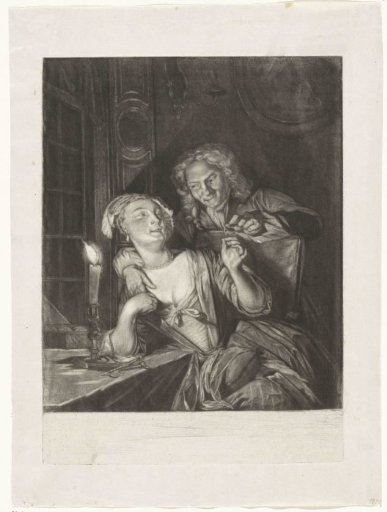 Man and Woman with Needle and Thread