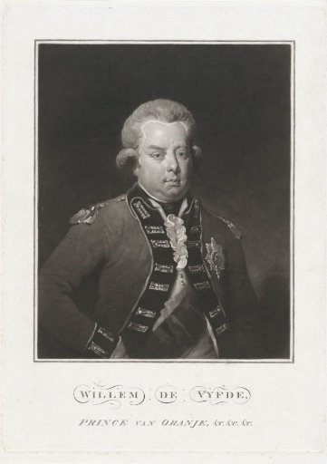 Portrait of Willem V, Prince of Orange and Nassau