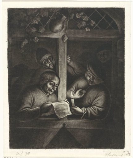 Reader in a window