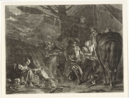 Soldiers at a Meal