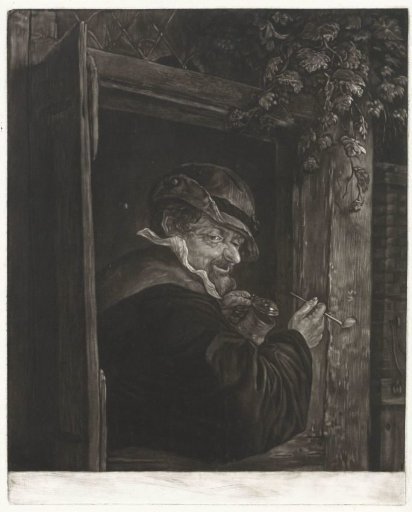 Smoker at a Window